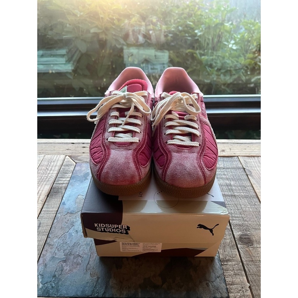 Kidsuper x Puma brazil sneaker "Dark Crimson/Alpine Snow" - Picture 3 of 8